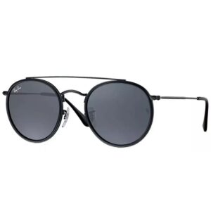 Lunette de Soleil Ray-Ban Round Double Bridge RB3647N 002/R5