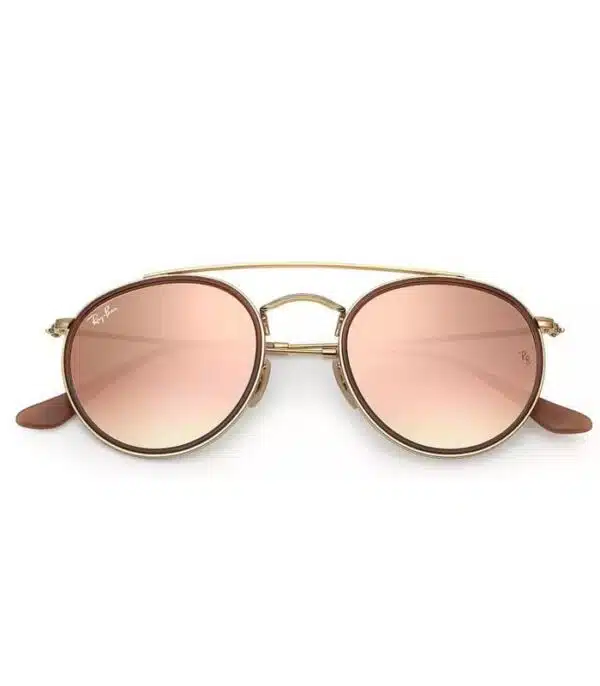 Lunette de Soleil Ray-Ban Round Double Bridge RB3647N 001/7O 2