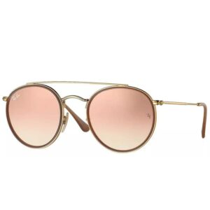 Lunette de Soleil Ray-Ban Round Double Bridge RB3647N 001/7O