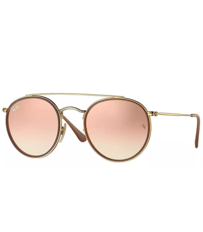 Lunette de Soleil Ray-Ban Round Double Bridge RB3647N 001/7O