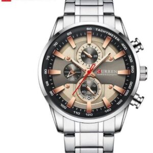 Montre pour Homme Curren 8351 ARGENT FOND MARRON