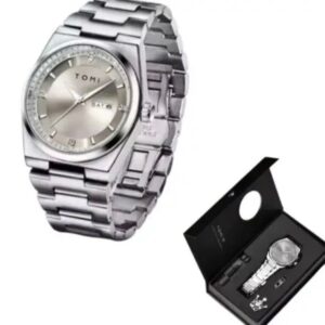 Parure Argentée TOMI : Montre & Bijoux Assortis