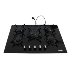 Plaque de Cuisson à Gaz 5Feux Verre STARONE LX-50OAHD