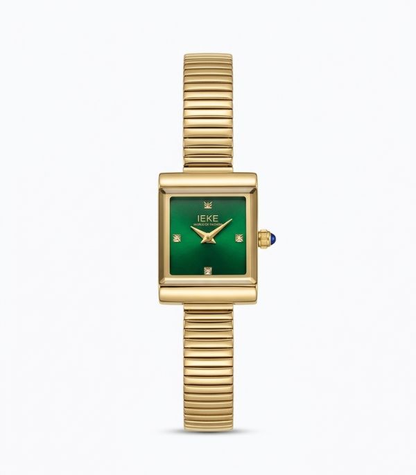 Montre IEKE Carrée Émeraude 822G