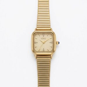 Montre IEKE Carrée Dorée Texturée 8803 G