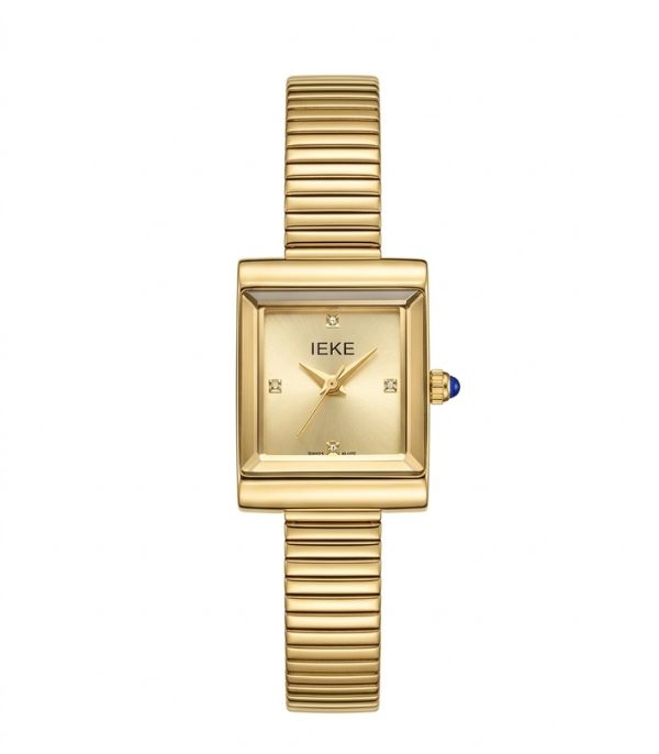 Montre IEKE Carrée Dorée Classique 822 G