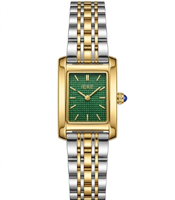 Montre IEKE (Bicolore Émeraude) 704 T/G