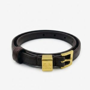 Ceinture fine à boucle MIU MIU