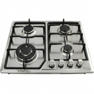 Plaque de cuisson encastrable StarOne 4 feux Inox Fonte