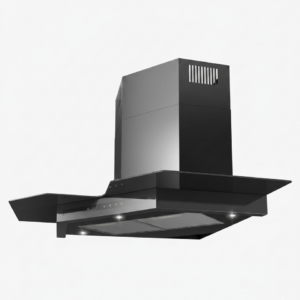 HOTTE DE COIN 90 CM DIAMANT NOIR AVEC FILTRE CARBON